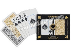 Brazil Copag Gold Black 1546 Marked Poker Cards Spy Playing Cards