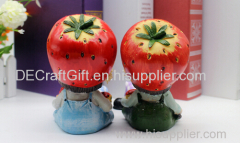 high quality fake fruit resin sculpture