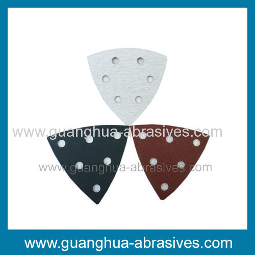Triangle Sanding Disc with Holes