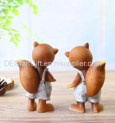 resin animal sculpture for home decoration