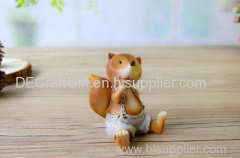 resin animal sculpture for home decoration