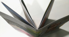 Softcover saddle stitched booklet printing