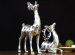 Resin abstract animal sculpture