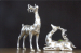Resin abstract animal sculpture