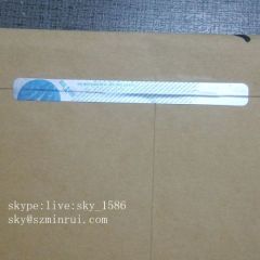 Do Not Remove Tamper Proof Seal Stickers Self Destructible Silver Strip Labels Sticker