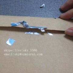 Do Not Remove Tamper Proof Seal Stickers Self Destructible Silver Strip Labels Sticker