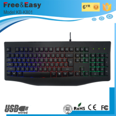 104 keys 1.5m USB braided cable gaming keyboard