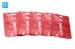 Earphone Heat Sealable Aluminum Foil Bags Red Laminated With Euro Hole