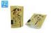 Yellow Zip Lock Pouch With Round Hole / Dried meat Printed Stand Up Foil Pouches