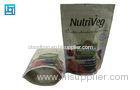 Sealable Stand Up Zipper Pouches / Flexible Pouch Packaging For Soybean Powder