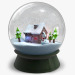 chinese factory custom made handmade resin snow globes with photo insert for home decoration