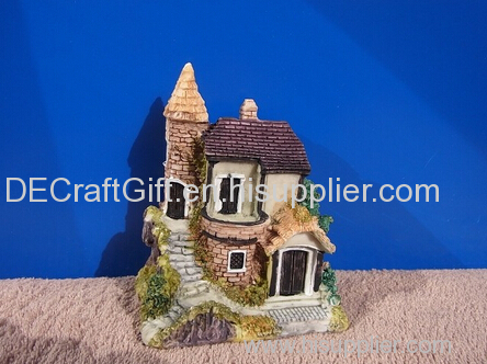 Souvenir Gifts Resin 3D Building Figurine 3D Resin House Figurines