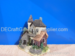 Souvenir Gifts Resin 3D Building Figurine 3D Resin House Figurines