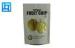Fruit Chips Matte Black Stand Up Pouch Package With Round Hanging Hole