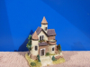 Miniature house figurines Beach house design Polyresin miniature building