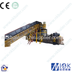 Scrap Paper Horizontal Hydraulic Compactor Baler