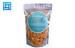 Top Zip Lock Kraft Flat Pouch Packaging Transparent Clear With Front Window