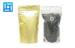 Resealable Gold Foil Stand Up Pouches Packaging Moisture Proof For Coffee Beans