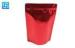 Chocolates Stand Up Zip Pouch / Printed Plastic Stand Up Pouch With Ziplock