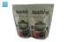 Zip Lock Plastic Stand Up Pouch Bag Waterproof Beige For Powder / Cookie