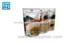 FDA Laminated Heat Sealable Bags / Foil Stand Up Pouches For Kippensoep
