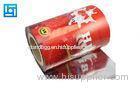 Water Proof Adhesive Roll Laminating Film Packaging Red For Biscuit