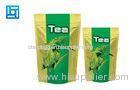 Tea Resealable Plastic Colored Zip Lock Bags Custom Printed With Tear Notch