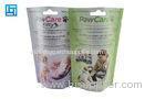 FDA / ROHS aluminum cat food packaging / zipper stand up food pouch for food