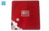 Red Waterproof Facial Mask Packaging Aluminum Bag Resealable Moisture Proof