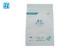 White Sealable Face Mask Bag With Tear Lip / Flat Aluminum Foil Pouches