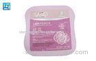Heat Sealable Plastic Facial Mask Packaging Pink Custom For Beauty Kit