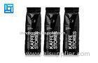 Black Small Foil Bags Heat Seal / Heat Seal Foil Packets With High Barrier