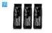 Black Small Foil Bags Heat Seal / Heat Seal Foil Packets With High Barrier
