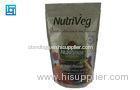 Custom printed resealable stand up food pouch bags for flavour packaging