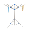 4-Arm Small Aluminum Rotary Clothes Dryer with Free Standing