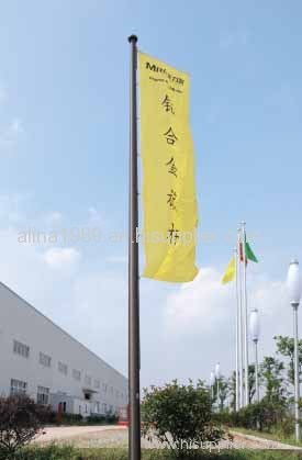stainless steel banner flagpole outdoor flagpole