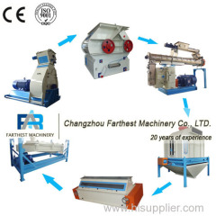 Turnkey Plant Animal Feed Pellet Machine Production Line