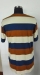 Men's summer wear round collar stripe T-shirt