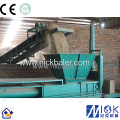 hydraulic compactor for sawdust