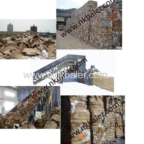 Full-automatic opearation without human hydraulic baling machine