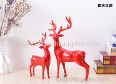 Polyresin Animal Cute Deer Sculpture Statue Figurine