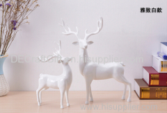 Polyresin Animal Cute Deer Sculpture Statue Figurine