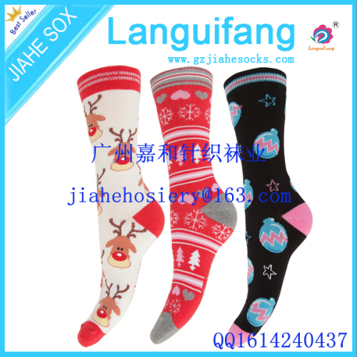 Warm christmas decorative running socks