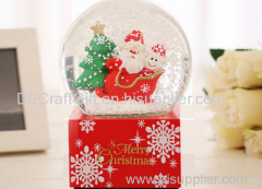 2015 Christmas Decoration Water Snow Globe/Santa snow globe/Winter snow globe