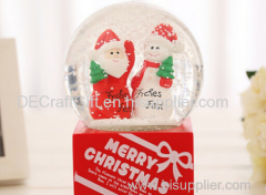2015 Christmas Decoration Water Snow Globe/Santa snow globe/Winter snow globe