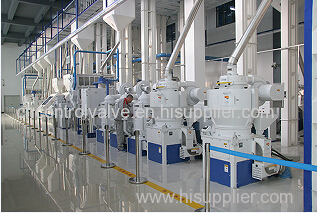 complete rice milling line