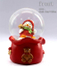 Indoor Polyresin Snow Globe Souvenir Gift Human Snow Globe