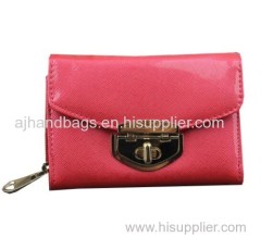 Upscale bright with fashionable belt buckle clutch wallet