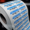 Custom Anti-theft Barcode Label Do Not Remove Permanent Adhesive Sticker Breakable Paper Barcode Sticker Roll