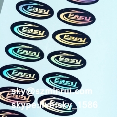 Ultra Destructible Custom Hologram Stickers Printable Hologram Vinyl Labels for Brand Protection